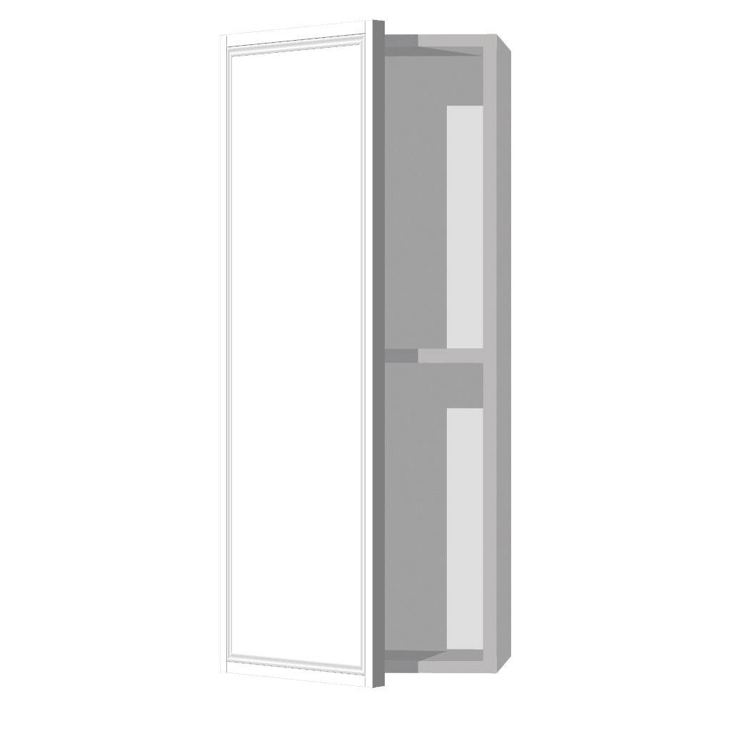 Кухонный шкаф 1-дверный 720х150х300мм Серый
